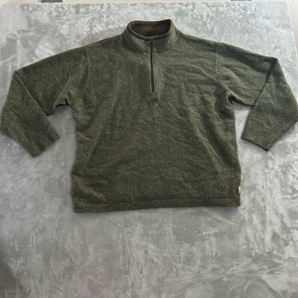 Woolrich quarter zip green sweater - Picture 1 of 11